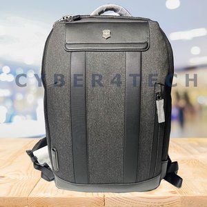 New Victorinox Architecture Urban2 City Backpack Black Gray With Tags 14"
